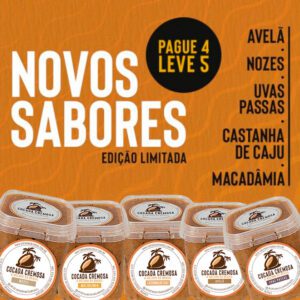*Kit Com 5 Cocadas Cremosas SABORES (Edição Limitada)